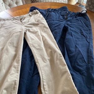 Chaps uniform pants boys size 16 regular